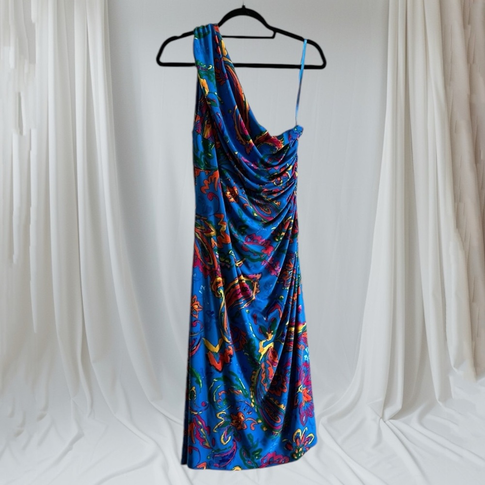 NWOT Lauren Ralph Lauren One Shoulder Dress